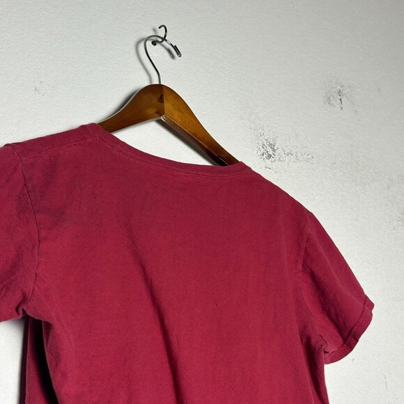 Biker Betty Boop Cartoon Motorcycle Y2K Flaming Graphic T Shirt Women S Red - Picture 10 of 10